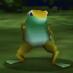 3D frog dancing