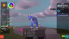 Blue monster hatches and faces red monster
