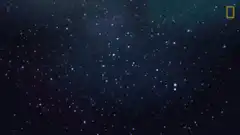 Supernova explosion in space