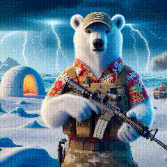 Polar Bear Soldier Glitching