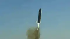 rocket launching and exploding
