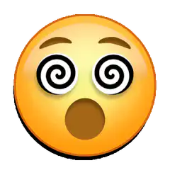 Dizzy dizzy emoji