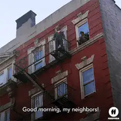 Good morning my neighbors