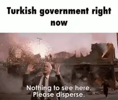 Turkish government right now explosion