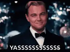 Leonardo DiCaprio Yasss Toast