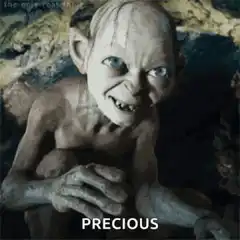 Gollum says Precious