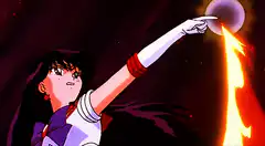 Sailor Mars fire attack