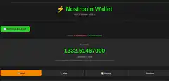 Nostrcoin Wallet Mining Process