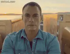Jean-Claude Van Damme splits two trucks