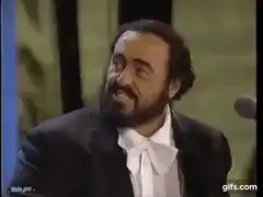 Luciano Pavarotti Smiling