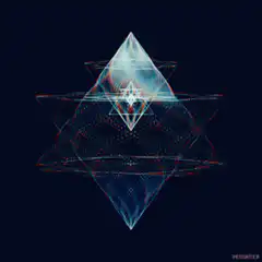 glitching geometric star