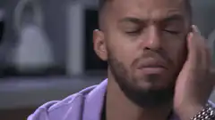 Cory Hardrict squinting in disbelief