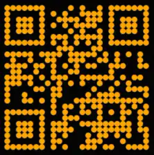 Yellow dot QR code animation