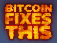 Bitcoin Fixes This LED sign