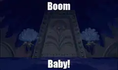 Kuzco enters with Boom Baby