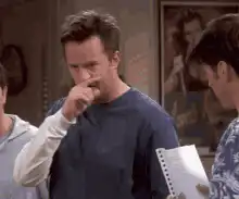 Chandler Bing says I don't care