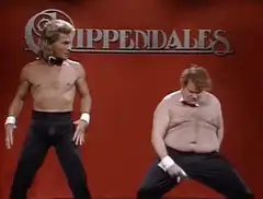 Chippendales dancers perform