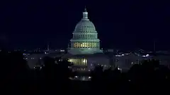 US Capitol Building night to day loop