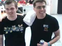 Two men at BTC 22 event