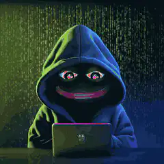 Pepe the Hacker Glitching