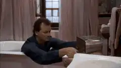 Bill Murray and Mrs. Doubtfire