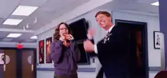Jim Halpert celebrates I made it