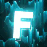 Glowing Letter F Animation