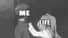 Me vs Life anime meme