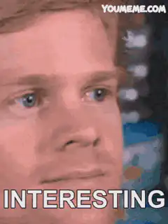 Interesting face reaction