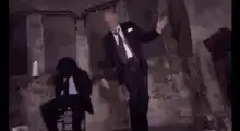 Hannibal Lecter dancing in cell