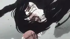 anime girl shattering into pieces