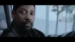 Denzel Washington smoking in car