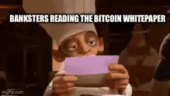 Chef Skinner reading the Bitcoin whitepaper