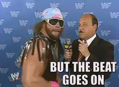 But the beat goes on WWF interview