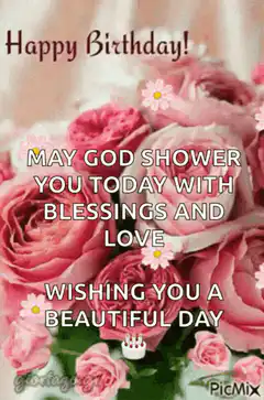 Happy Birthday Roses Blessings