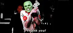 The Mask Accepting Award Thank You