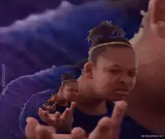 Infinite recursion of a girl holding a smaller version of herself