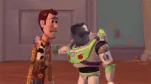 Buzz Lightyear's arm falls off