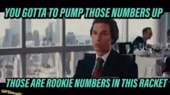 Gotta pump those numbers up