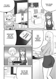 Two girls wake up in a luxurious house