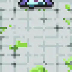 pixel art girl falling
