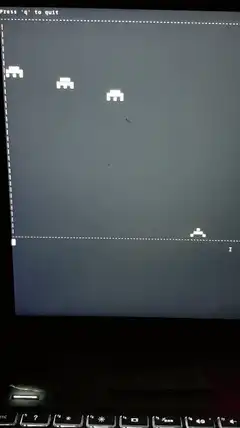pixel art space invaders game