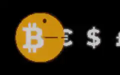 Bitcoin Pac-Man eats currency symbols
