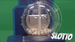 Lotto ball machine mixing balls
