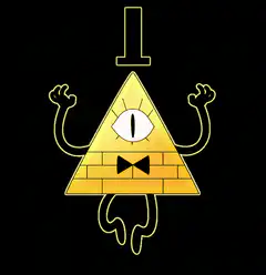 Bill Cipher exploding and reforming