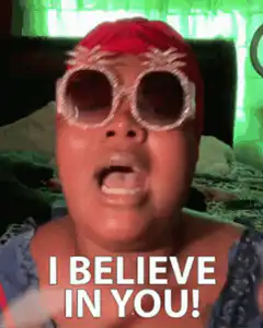 I believe in you reaction