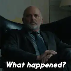 What happened? Confused Man