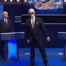 Joe Biden dancing at debate