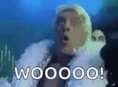 Elvis screaming WOOOOO