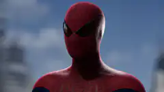 Spider-Man close-up